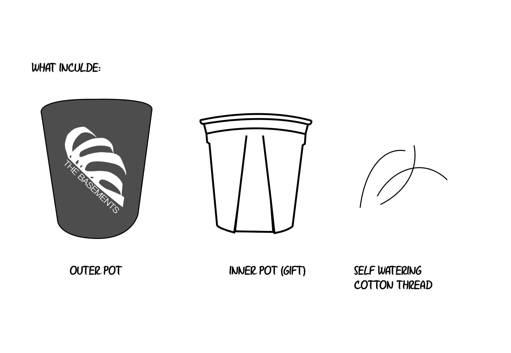 The Basements Series R Pot (7.0 Inch) - thebasements.us